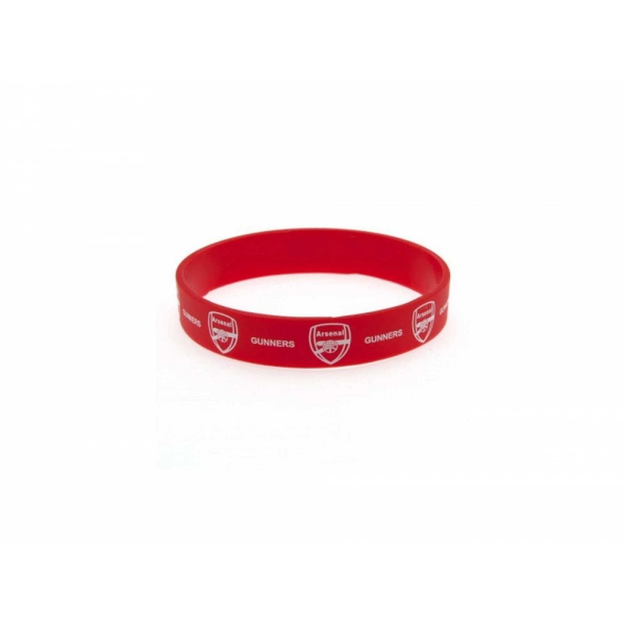 Arsenal FC Official Football Silicone Wristband (Red/White) - BS771