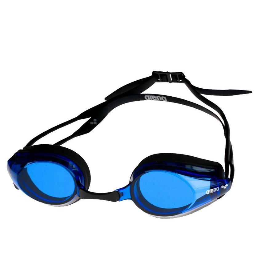 Arena Unisex Adult Tracks Clear Swimming Goggles (Blue/Black) - CS519