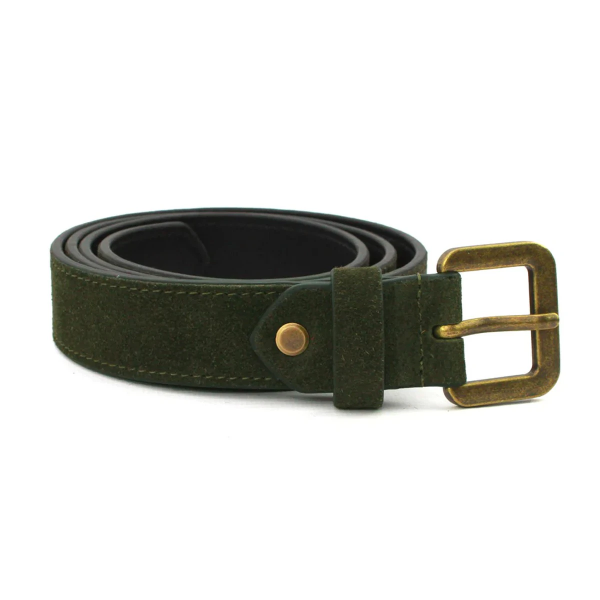 Eastern Counties Leather Womens Alessia Suede Waist Belt (Olive) - EL357