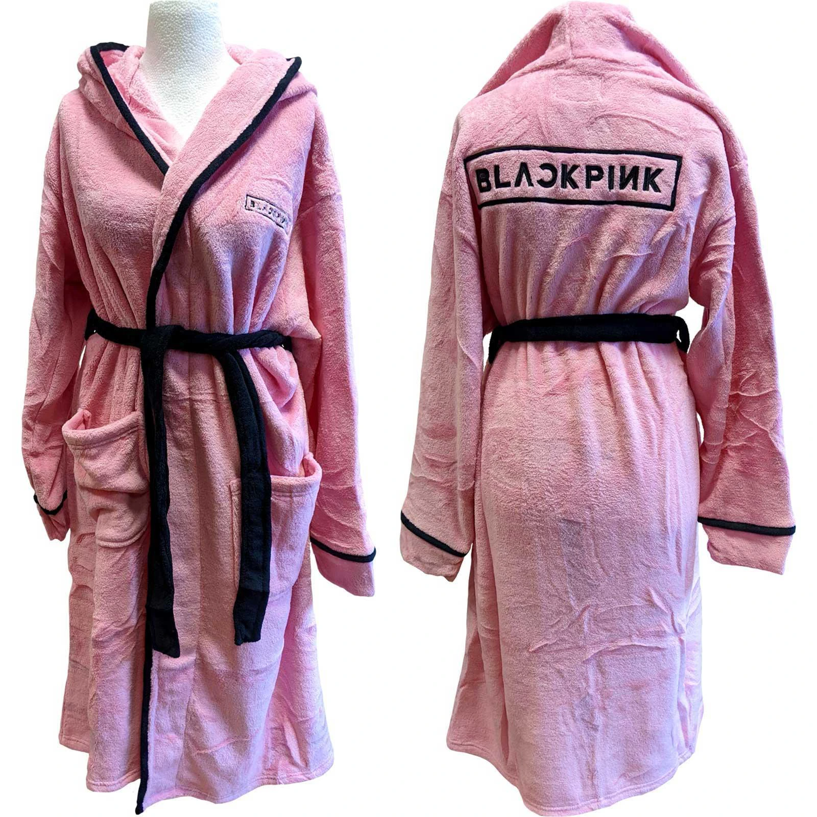 BlackPink Unisex Adult Logo Dressing Gown (Pink) - RO576