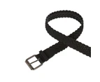 Burton Weave PU Waist Belt (Black) - BW1123