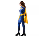 Gotham Knights Womens Deluxe Batgirl Costume (Blue/Yellow) - BN4965