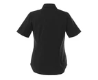 Premier Womens Signature Oxford Short Sleeve Work Shirt (Black) - RW2821