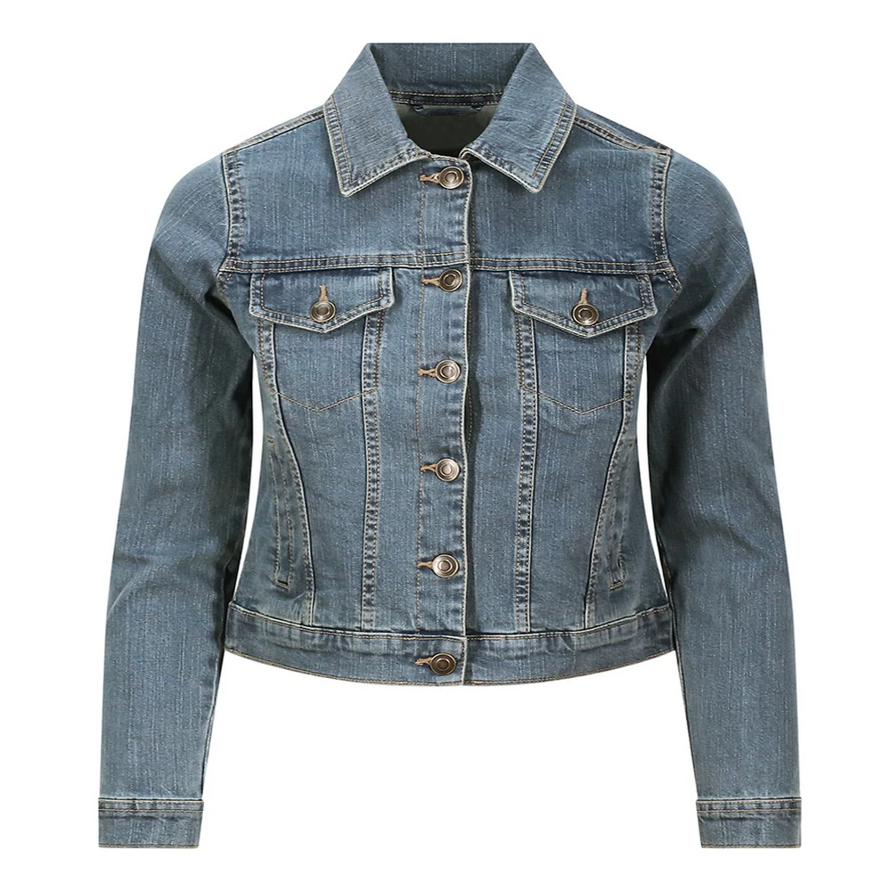 So Denim Ladies Olivia Denim Jacket (Light Blue Wash) - PC3639