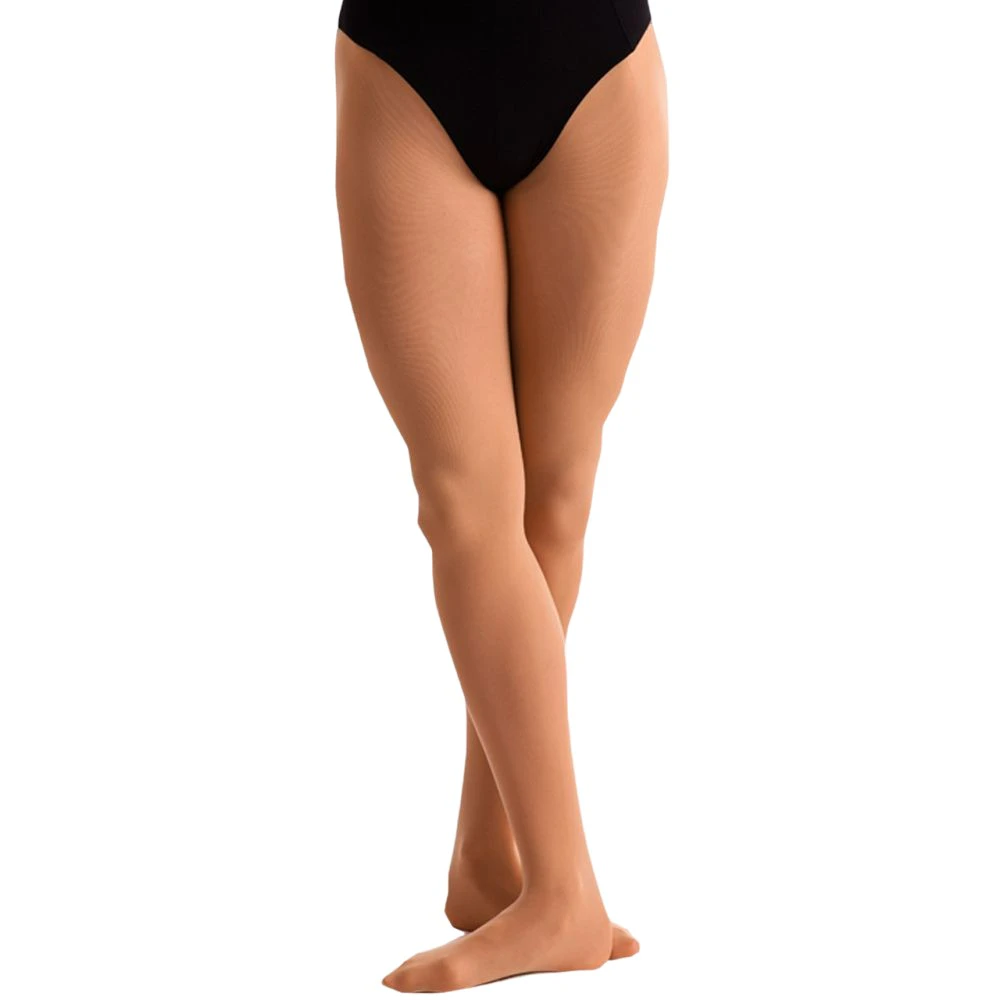 Silky Dance Womens High Performance Convertible Toe Ballet Tights (Tan) - LW519