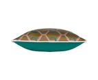 Paoletti Carnaby Satin Chain Geometric Cushion Cover (Bronze) - RV3171