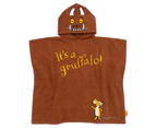 The Gruffalo Childrens/Kids Towel Poncho (Brown) - NS7558