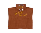 The Gruffalo Childrens/Kids Towel Poncho (Brown) - NS7558