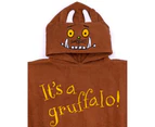 The Gruffalo Childrens/Kids Towel Poncho (Brown) - NS7558