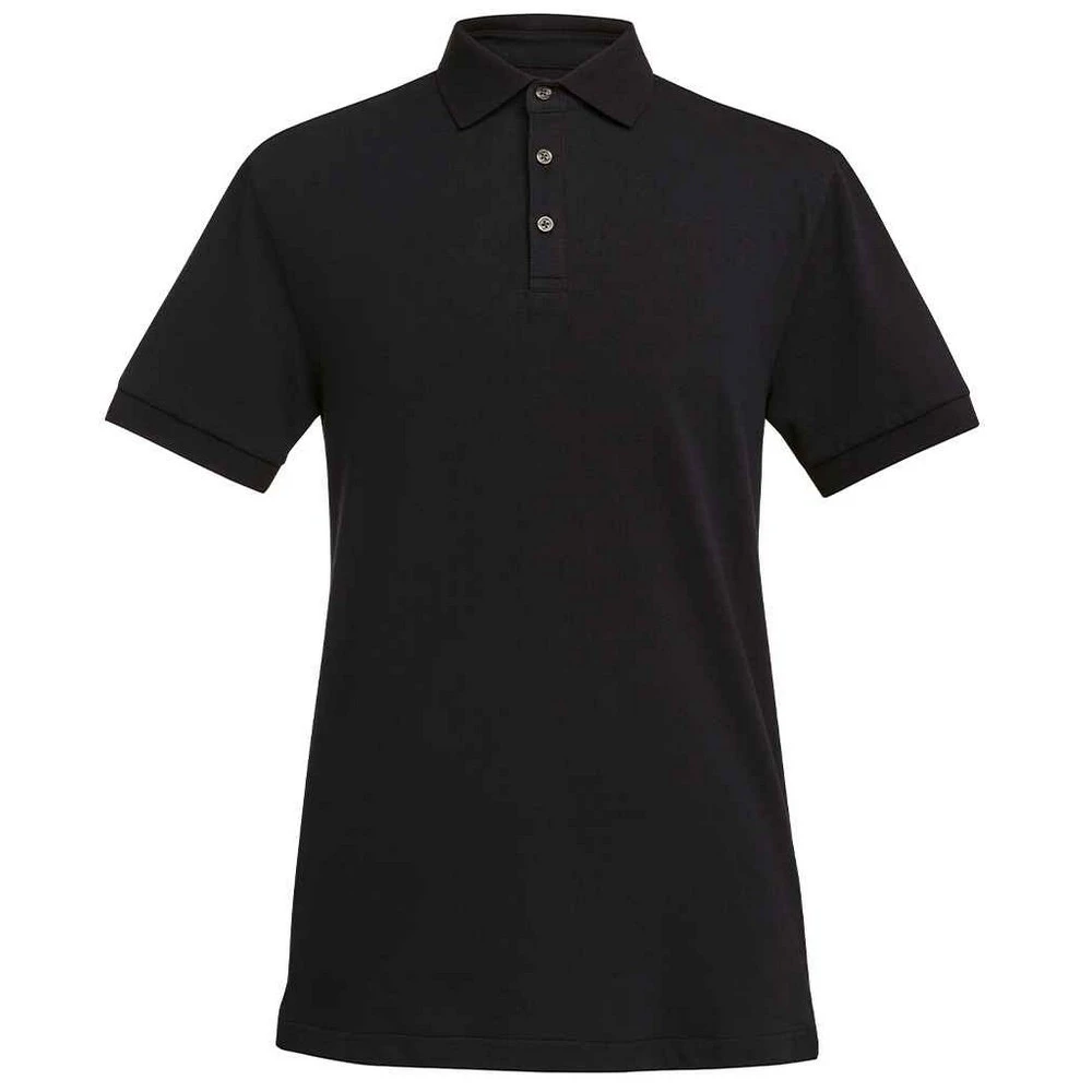 Brook Taverner Mens Hampton Cotton Polo Shirt (Black) - PC5248