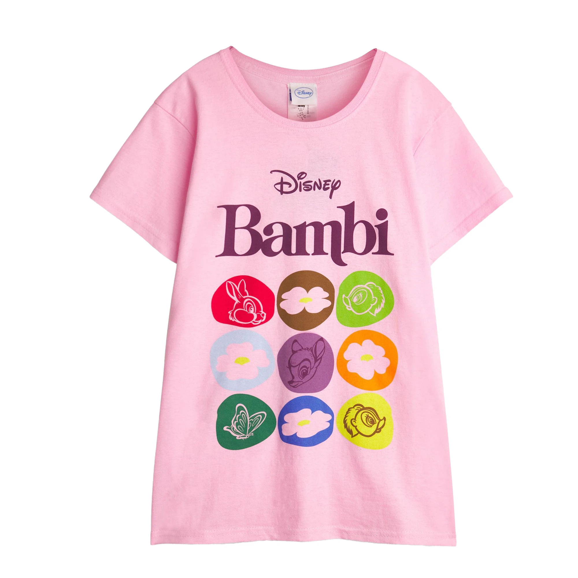 Bambi Childrens/Kids T-Shirt (Pink) - NS8380