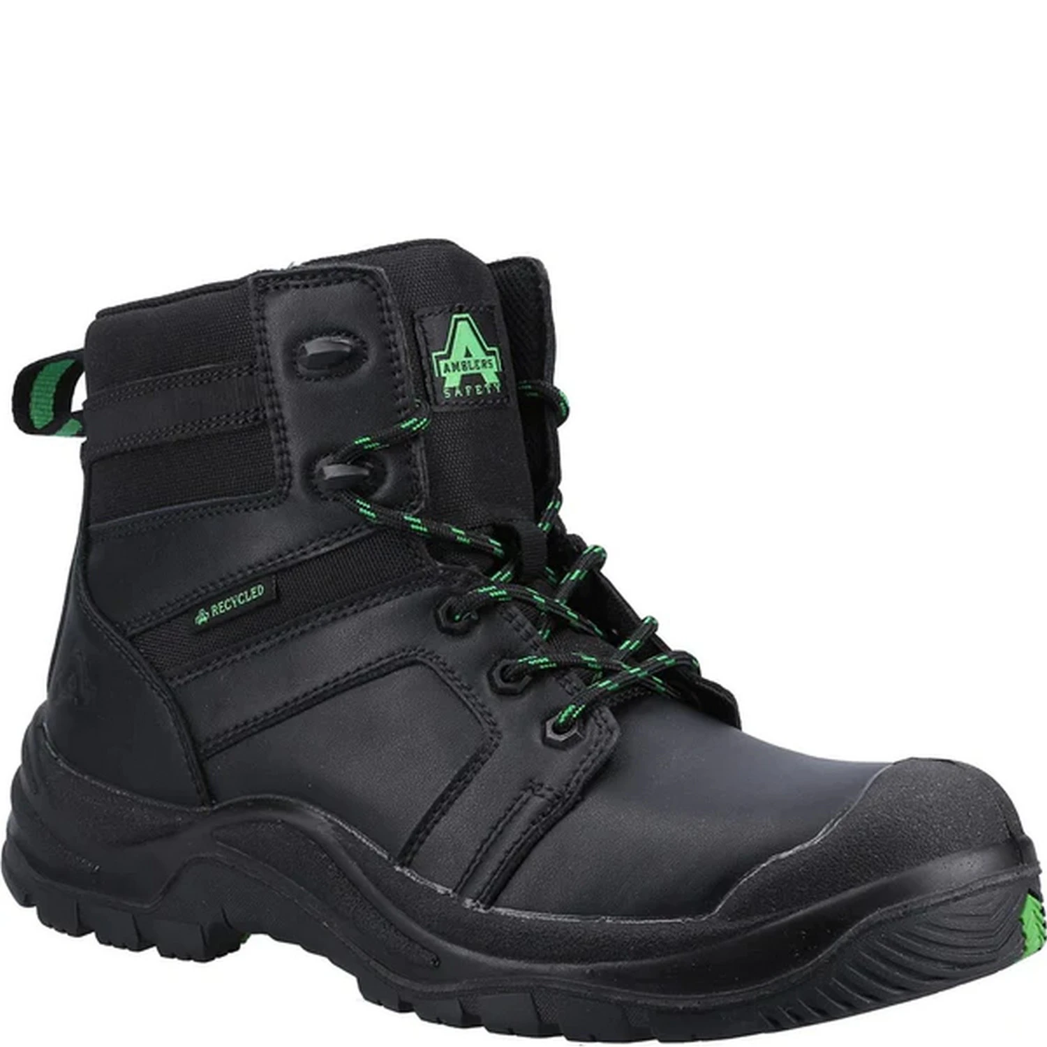 Amblers Unisex Adult 502 Leather Safety Boots (Black) - FS10389