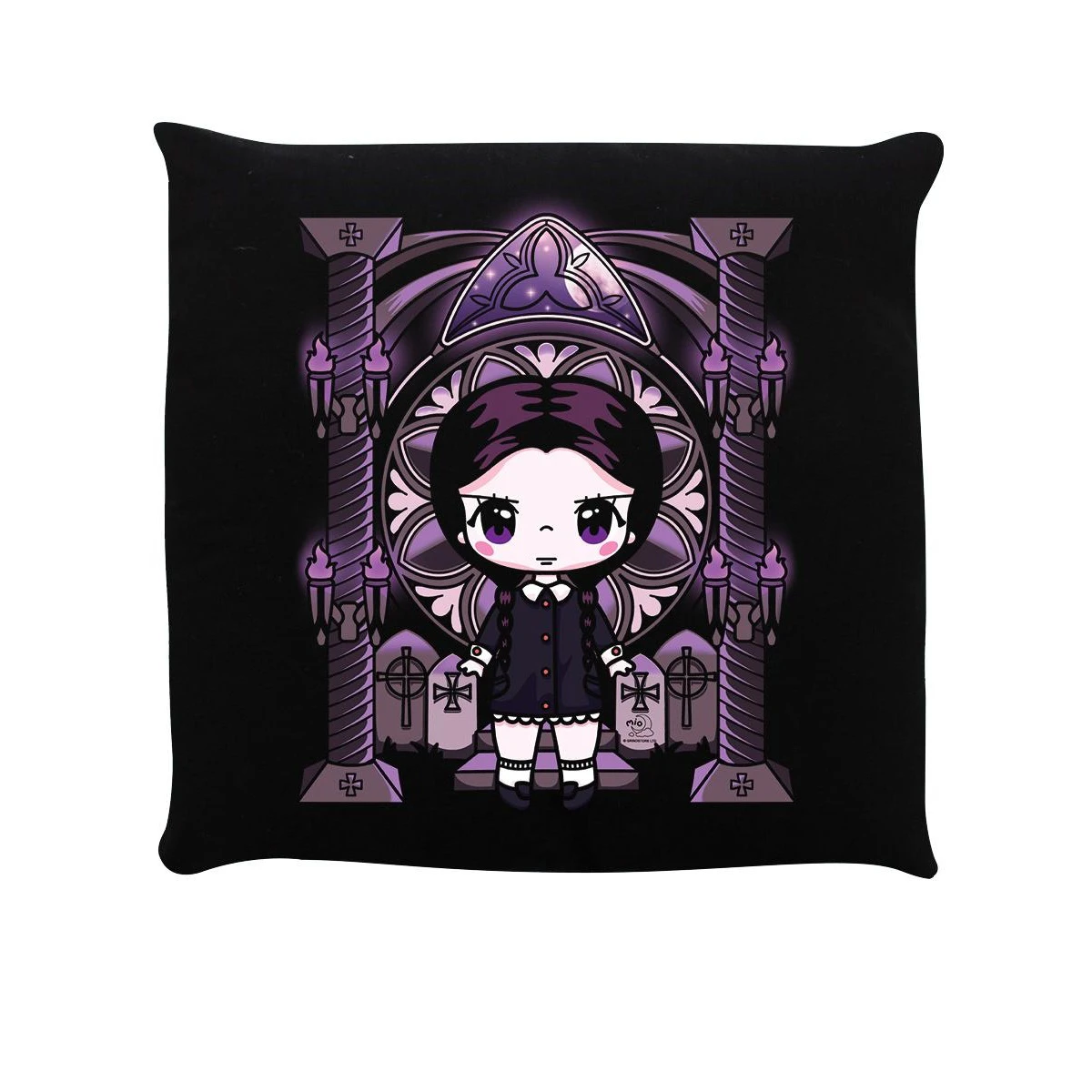 Mio Moon Miss Addams Cushion (Black) - GR813