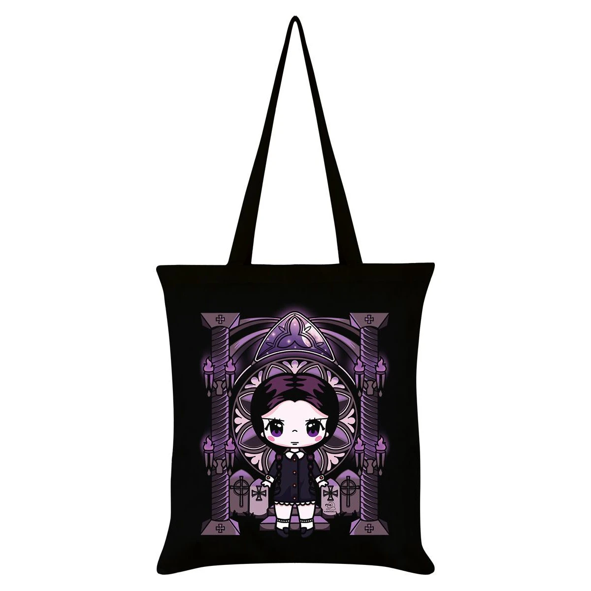 Mio Moon Miss Addams Tote Bag (Black) - GR815