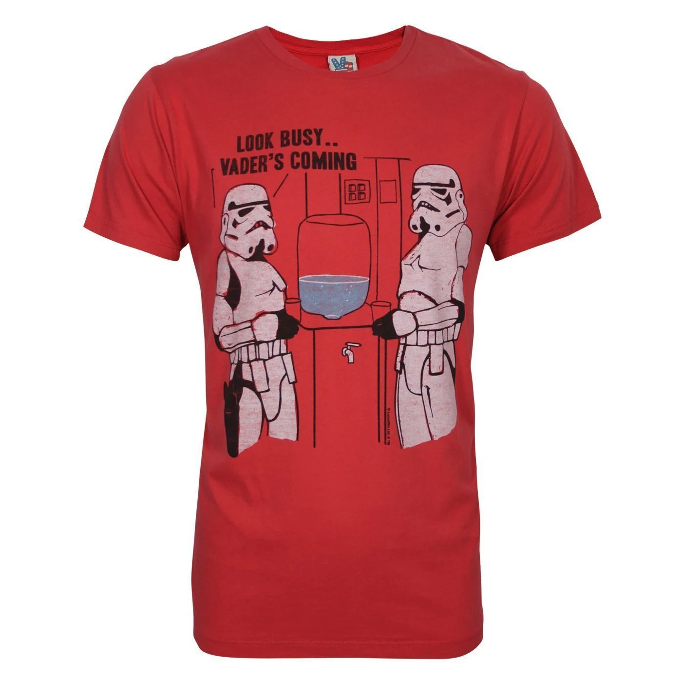 Junk Food Mens Vader´s Coming Star Wars T-Shirt (Red) - NS5549