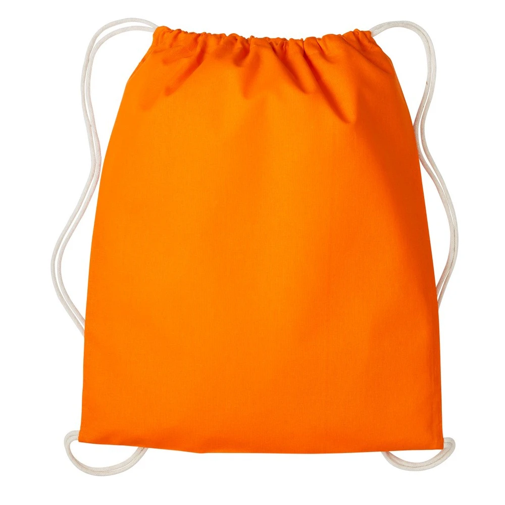 Nutshell Drawstring Gymsac (Orange/Natural) - RW7127