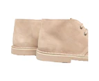 Roamers Womens Real Suede Unlined Desert Boots (Light Taupe) - DF209