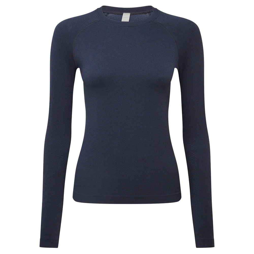 Onna Womens Unstoppable Fresh Underscrub Heather Base Layer Top (Heather Navy) - PC5578