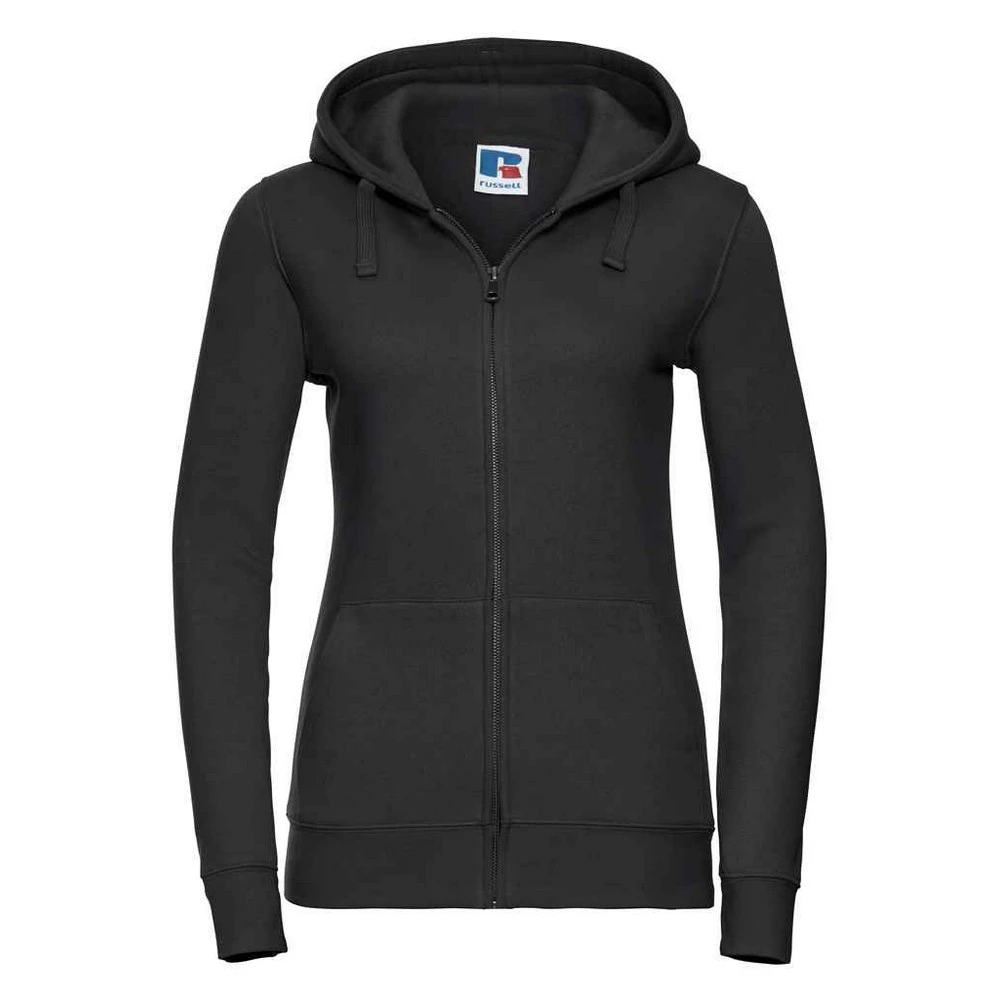 Russell Womens Authentic Full Zip Hoodie (Black) - PC5637