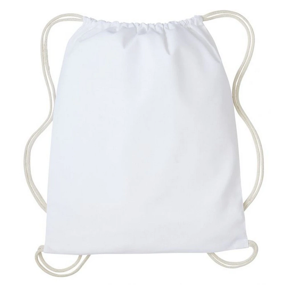 Nutshell Drawstring Gymsac (White/Natural) - RW7127