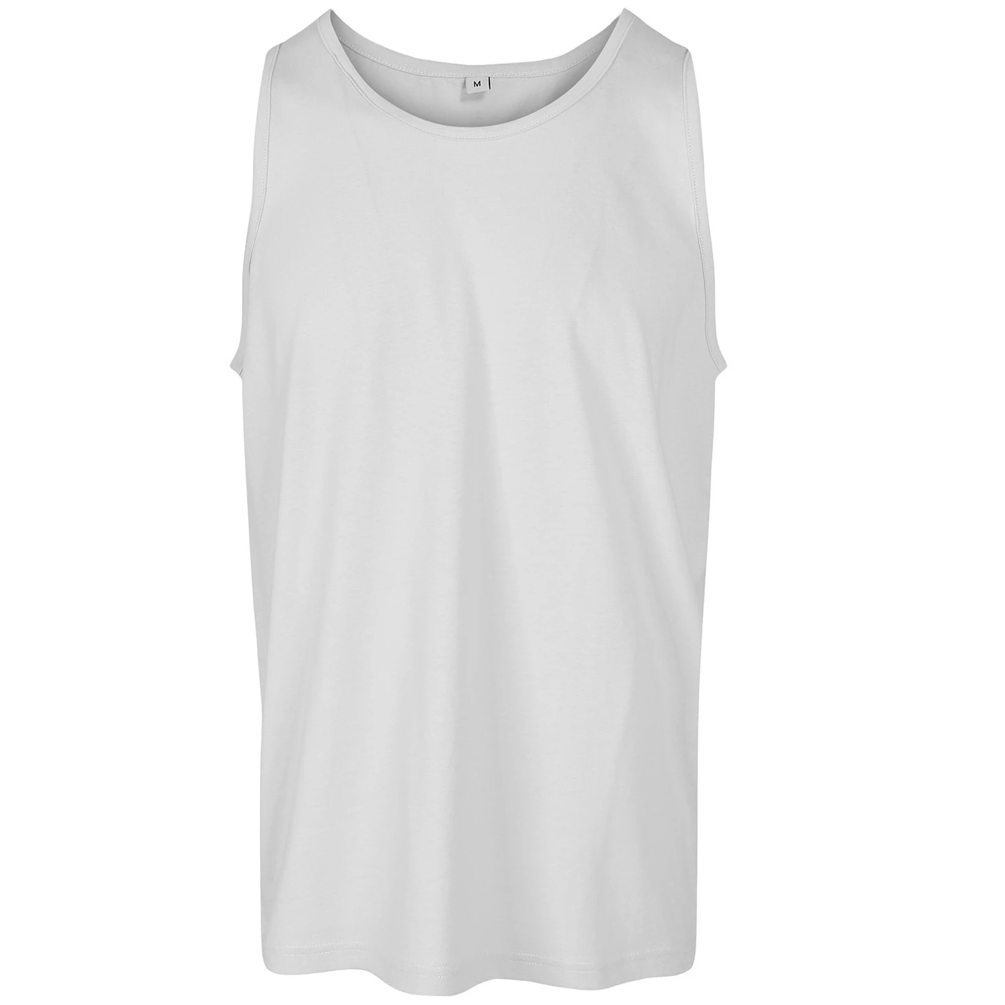 Build Your Brand Mens Basic Tank Top (White) - RW8527