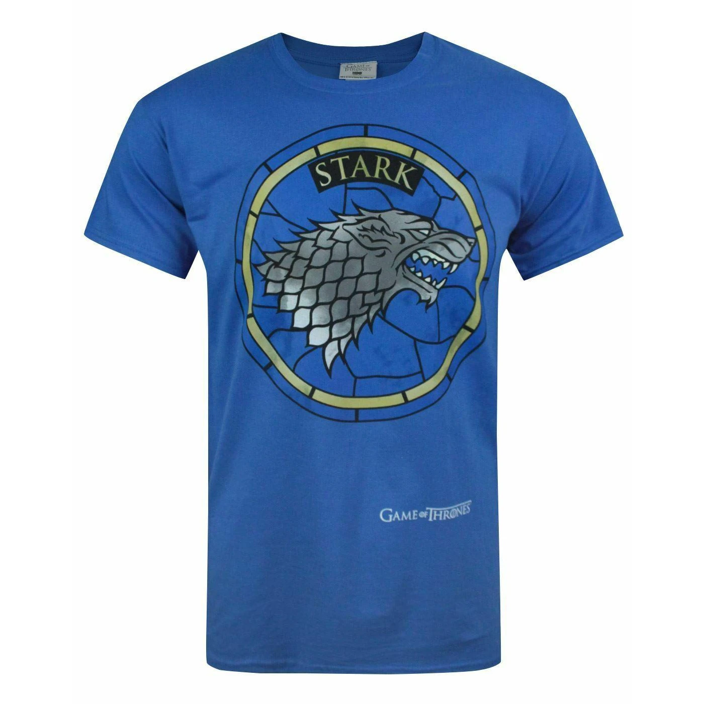 Game Of Thrones Mens Stark T-Shirt (Blue) - NS7878