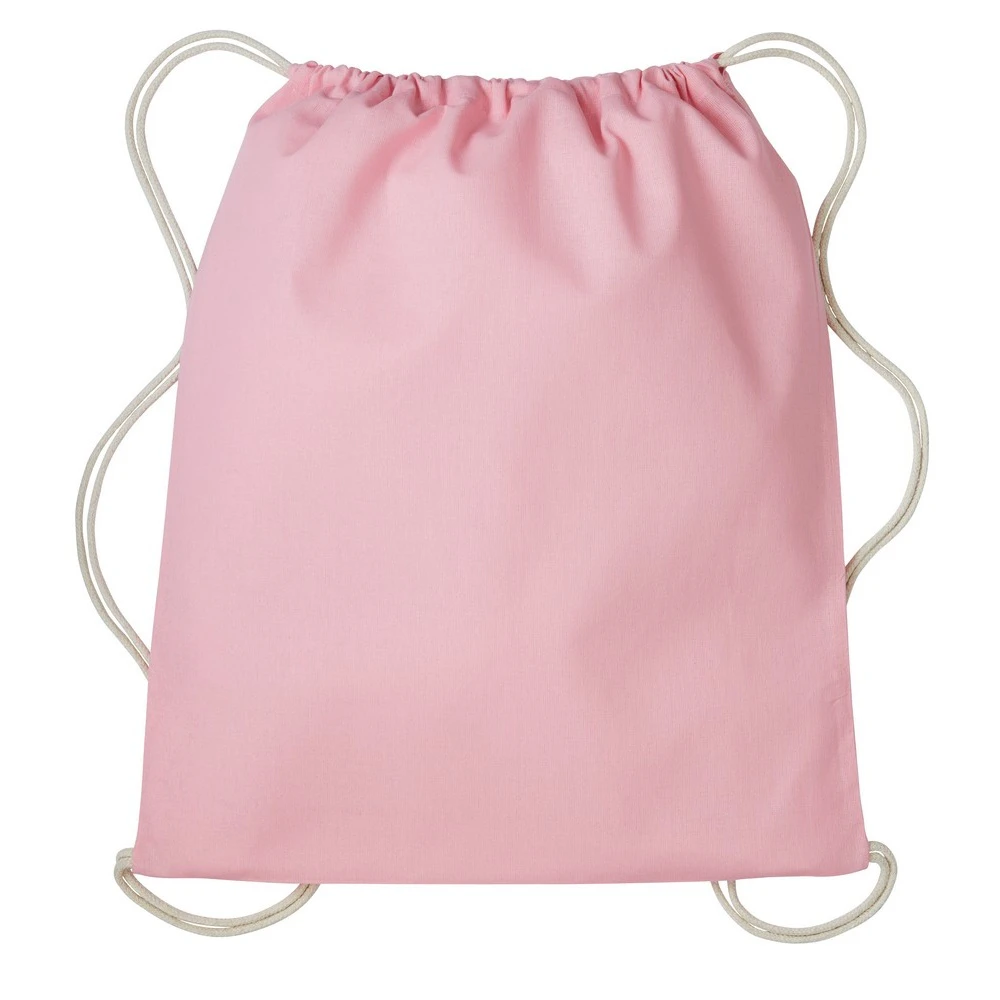 Nutshell Drawstring Gymsac (Light Pink/Natural) - RW7127