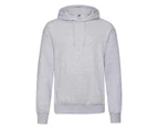 Fruit of the Loom Mens Classic Heather Hooded Sweatshirt (Heather Grey) - PC4438