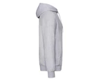 Fruit of the Loom Mens Classic Heather Hooded Sweatshirt (Heather Grey) - PC4438