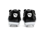 Puma Mens King Top Leather Football Boots (Black/White) - RD2203