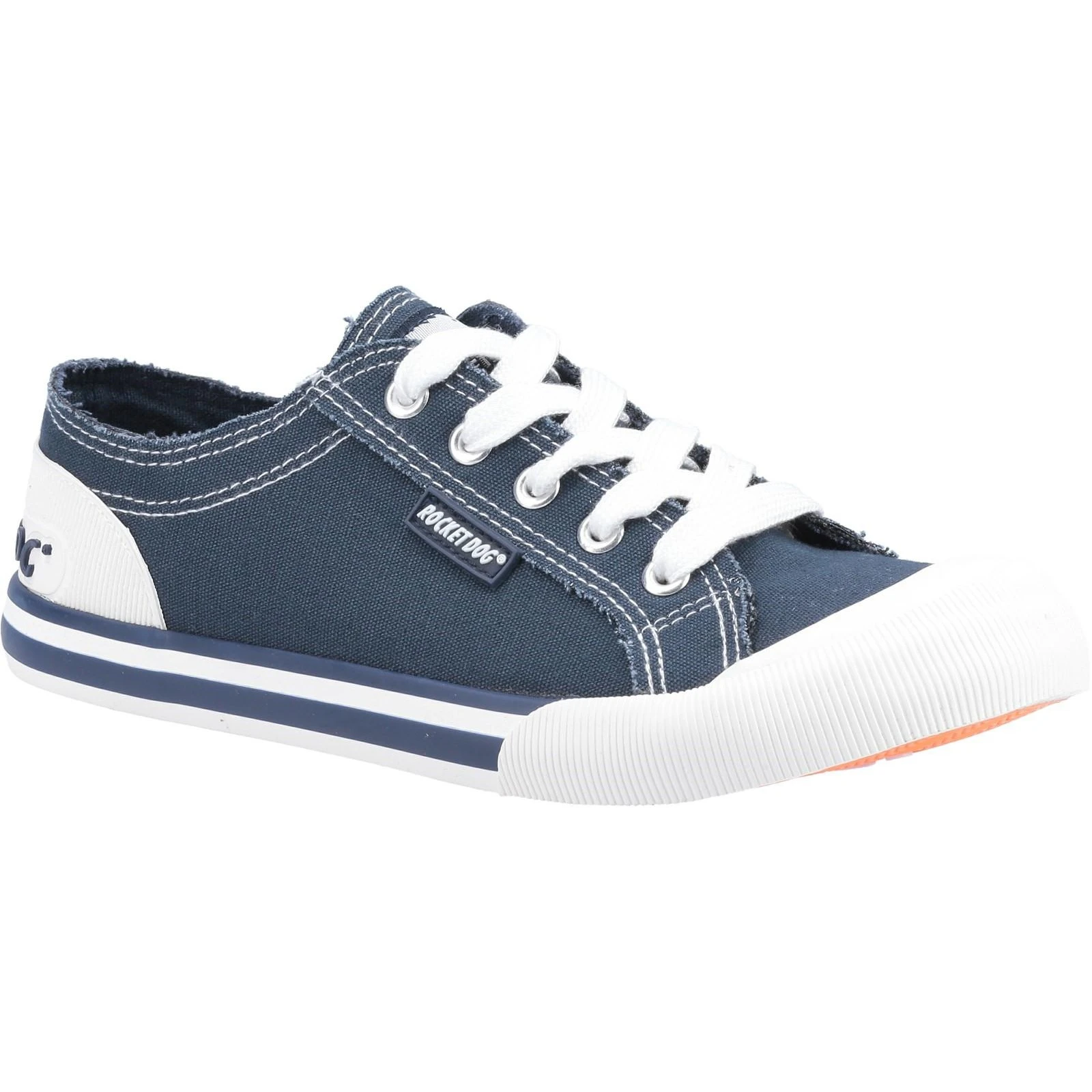 Rocket Dog Womens Jazzin Shoes (Navy/White) - FS7578