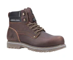 Amblers Dorking Mens Casual Leather Boot / Mens Boots / Mens Boots (Brown Crazy Horse) - FS1053