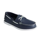Sperry Mens Authentic Original 2-Eye Leather Boat Shoes (Navy) - FS9957