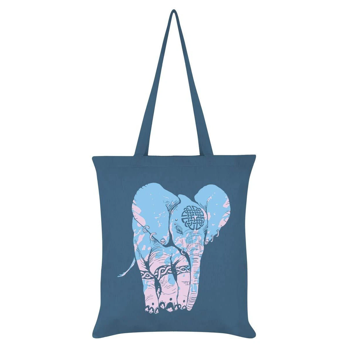 Unorthodox Collective Elephant Tote Bag (Airforce Blue) - GR115