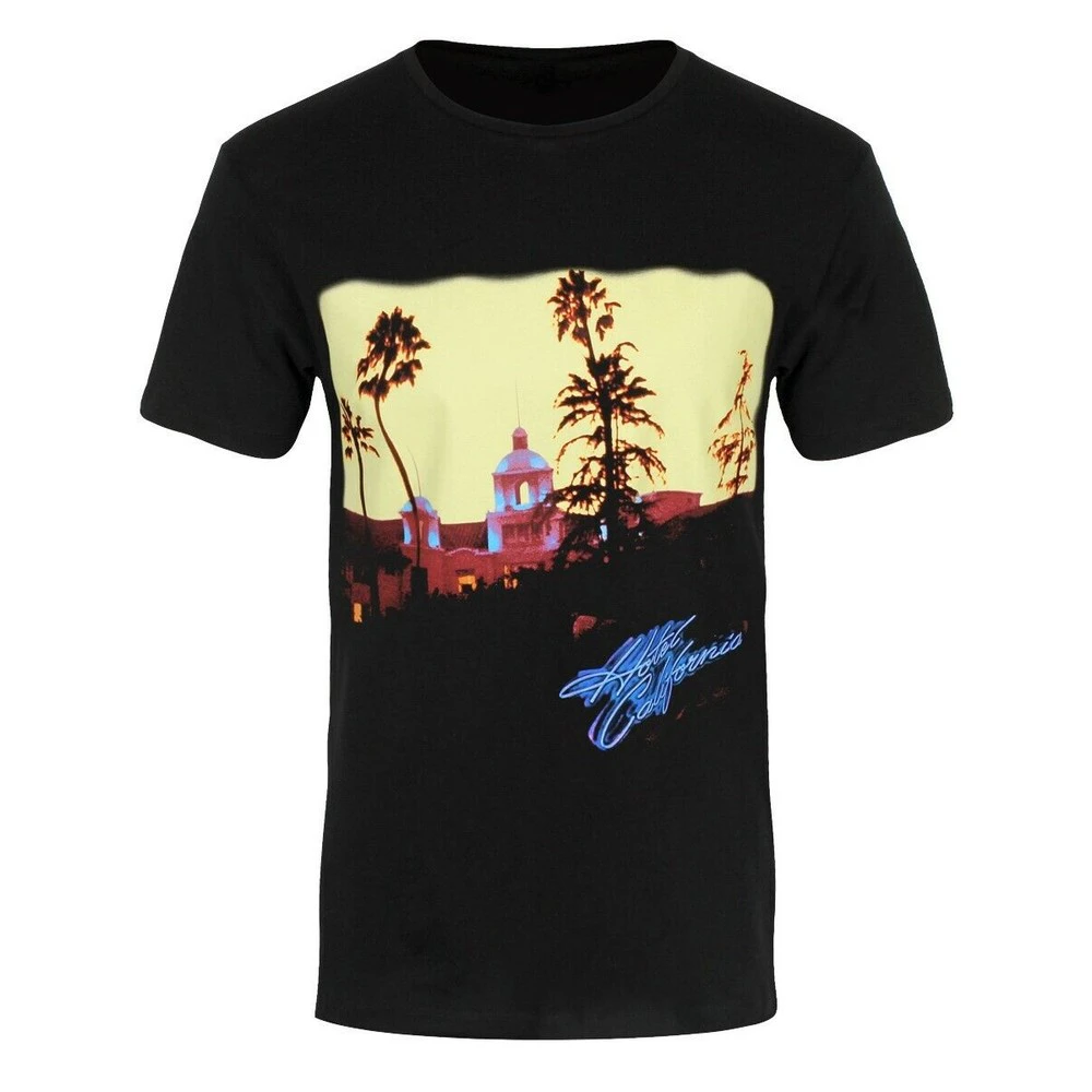 Eagles Unisex Adult Hotel California T-Shirt (Black) - PH256