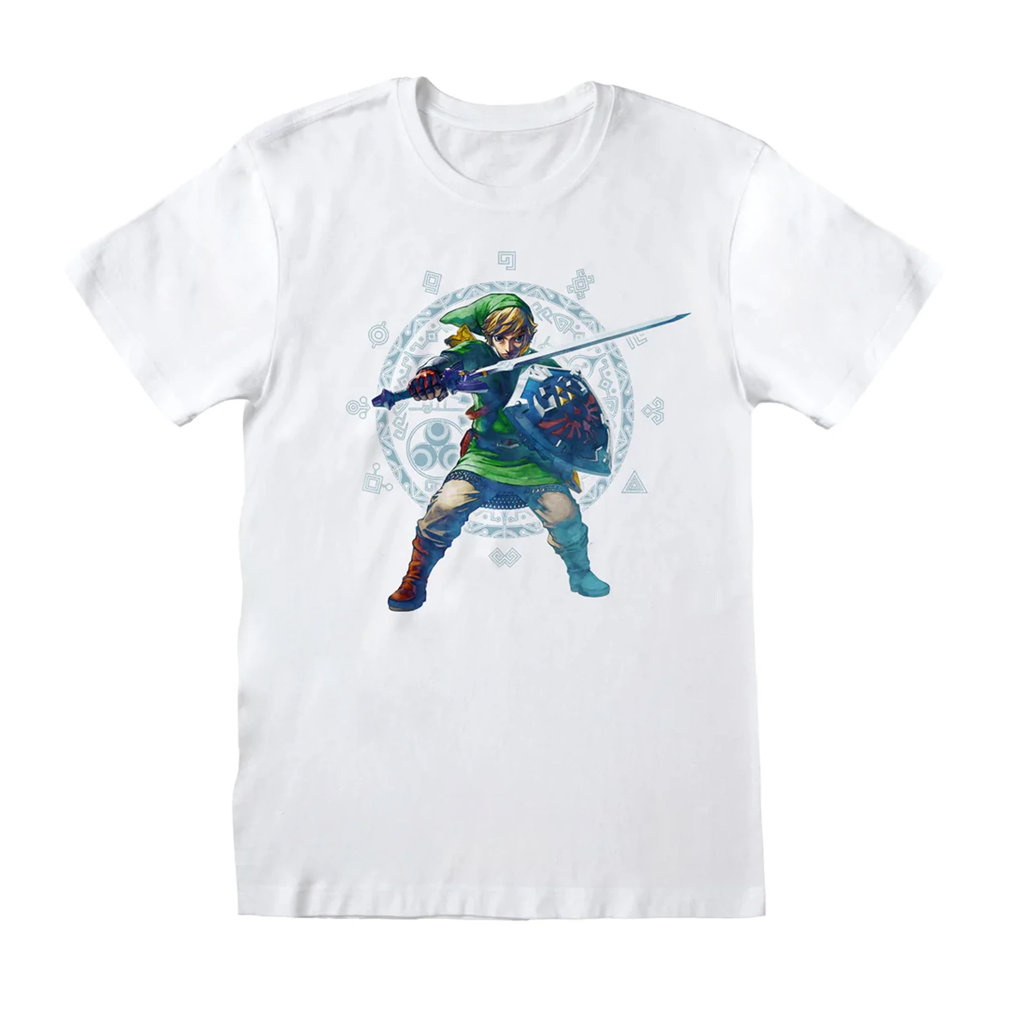 Legend Of Zelda Unisex Adult Skyward Sword Pose T-Shirt (White) - HE837