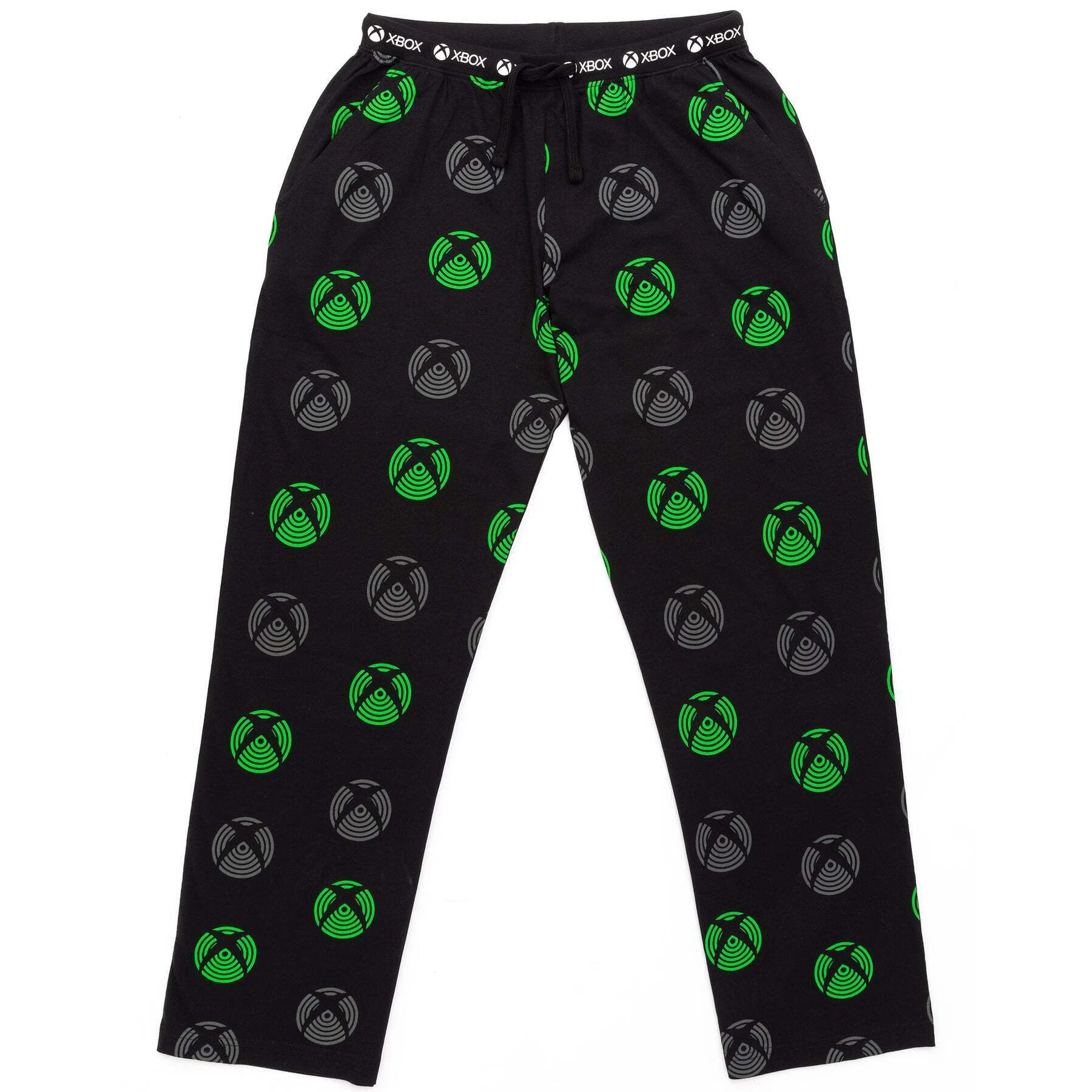 Xbox Mens Lounge Pants (Black/Neon Green/Grey) - NS6616