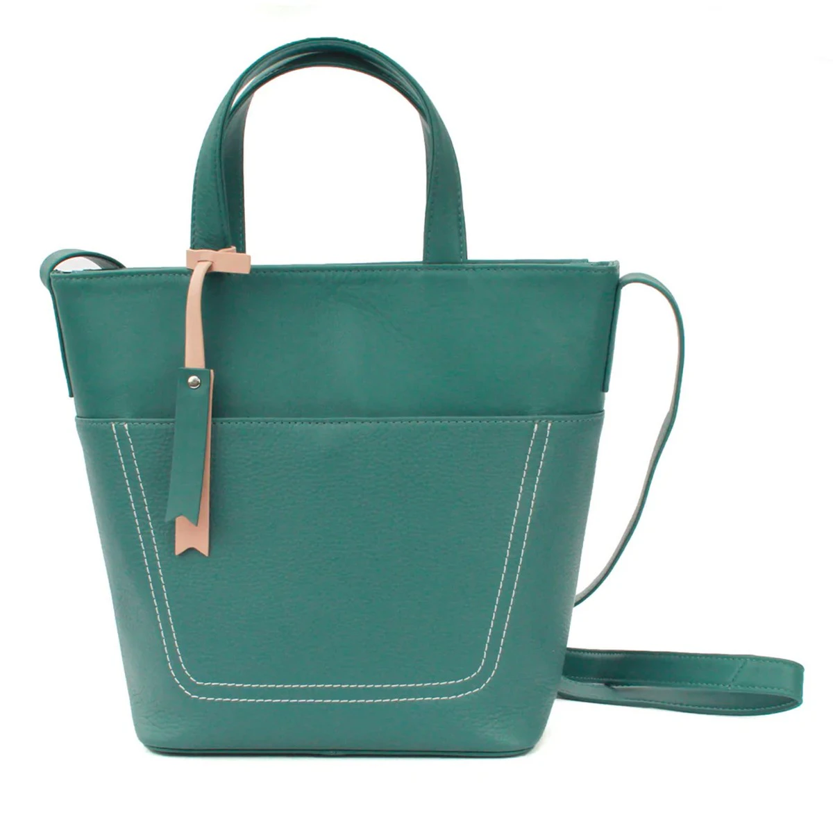 Eastern Counties Leather Nadia Leather Handbag (Aqua Blue) - EL363