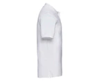 Russell Mens Classic Cotton Pique Polo Shirt (White) - PC6218