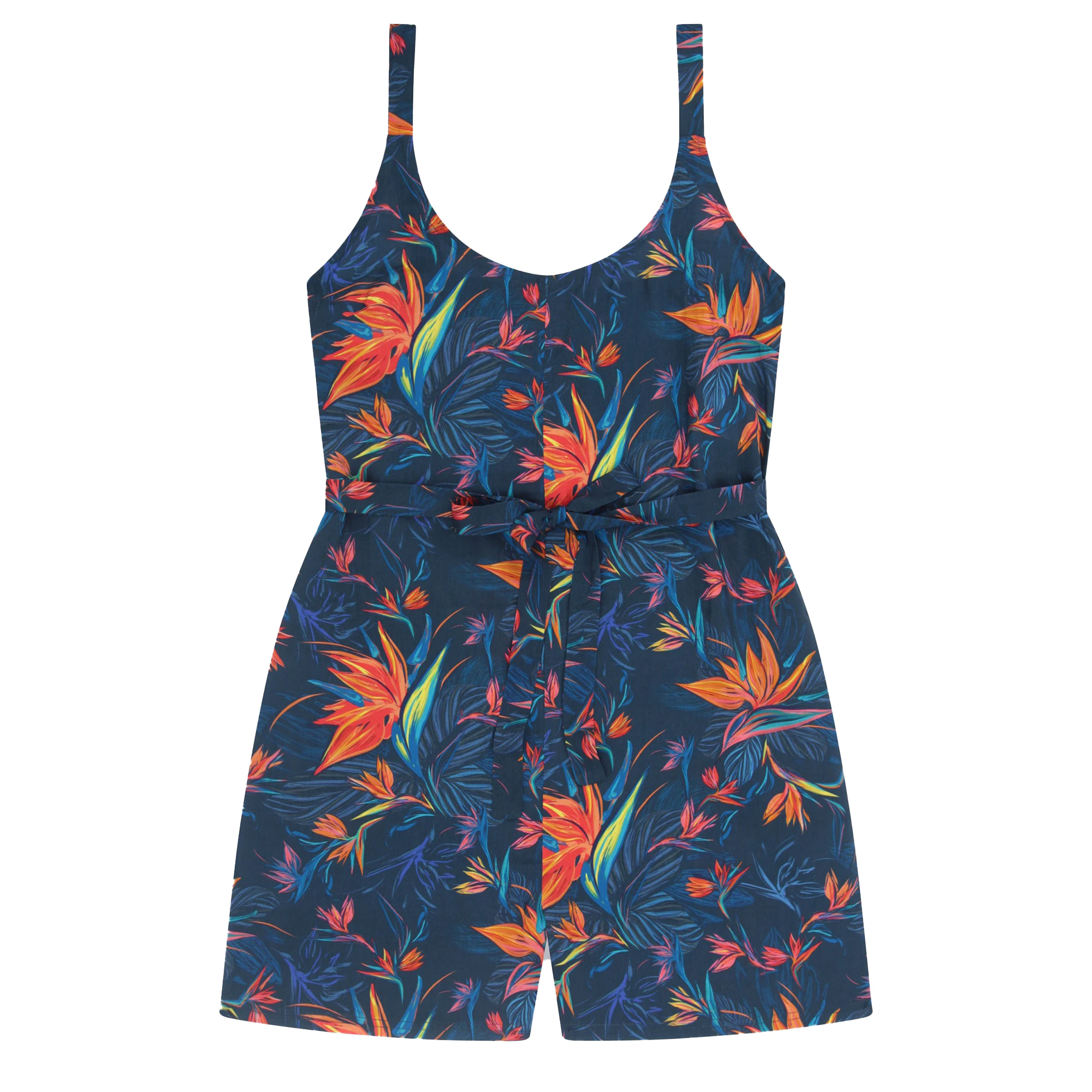 Animal Womens Flora Playsuit (Orange) - MW3110