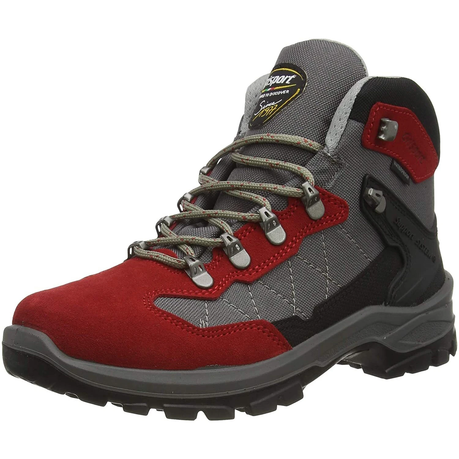 Grisport Womens Excalibur Suede Walking Boots (Red) - GS158