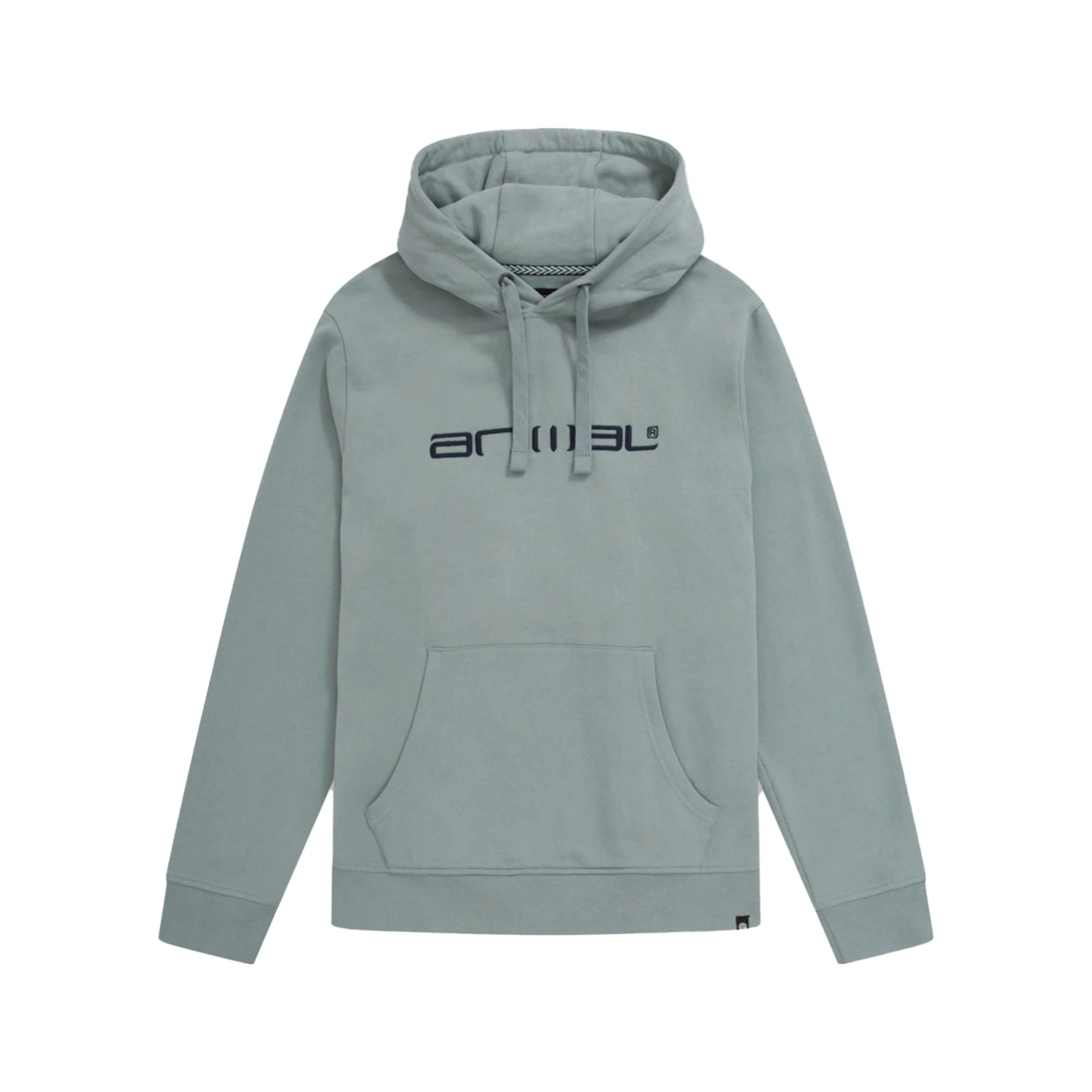 Animal Mens Driver Logo Organic Hoodie (Pale Blue) - MW565