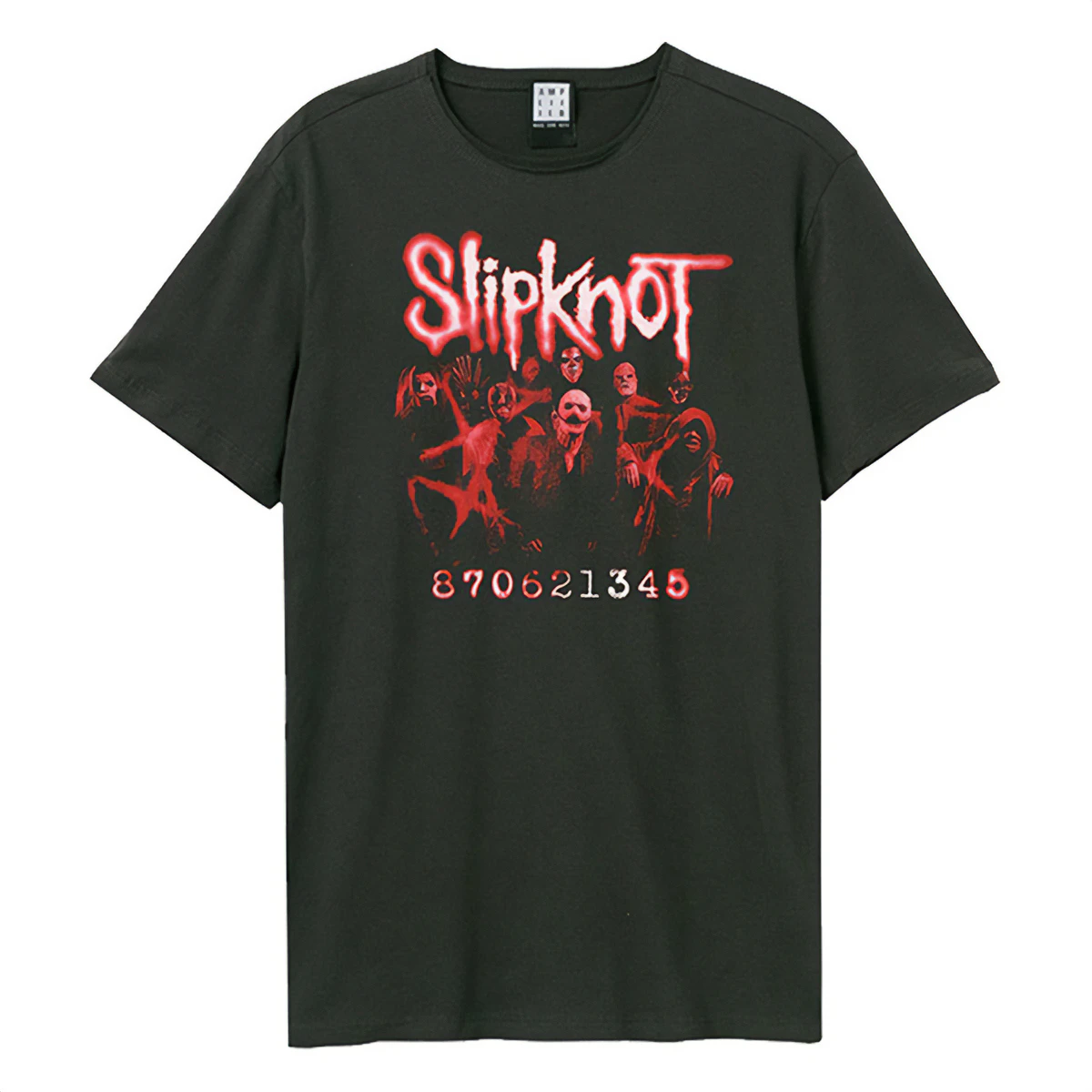 Amplified Unisex Adult Code Slipknot T-Shirt (Charcoal) - GD1716