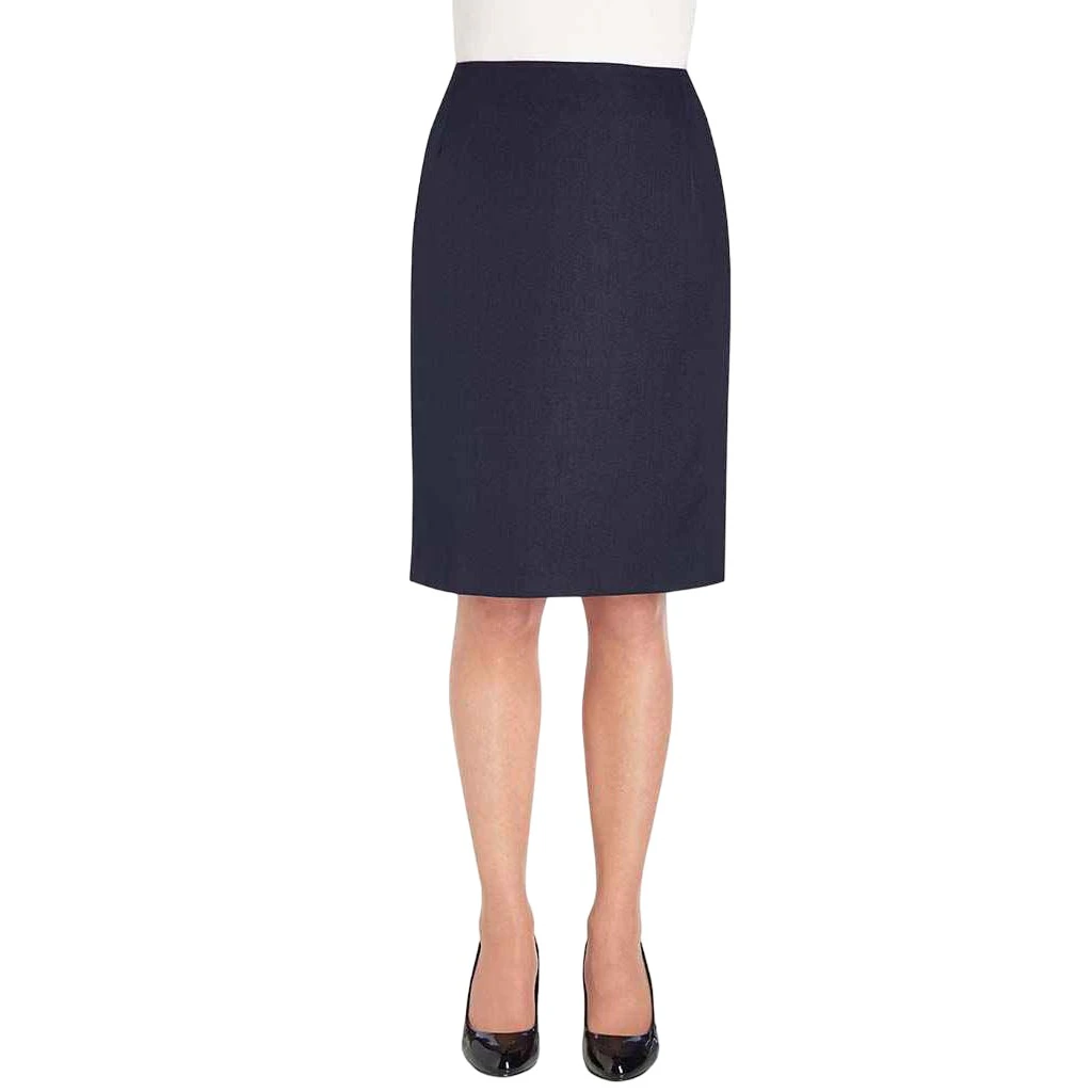 Brook Taverner Womens One Pluto Midi Skirt (Navy) - PC6577