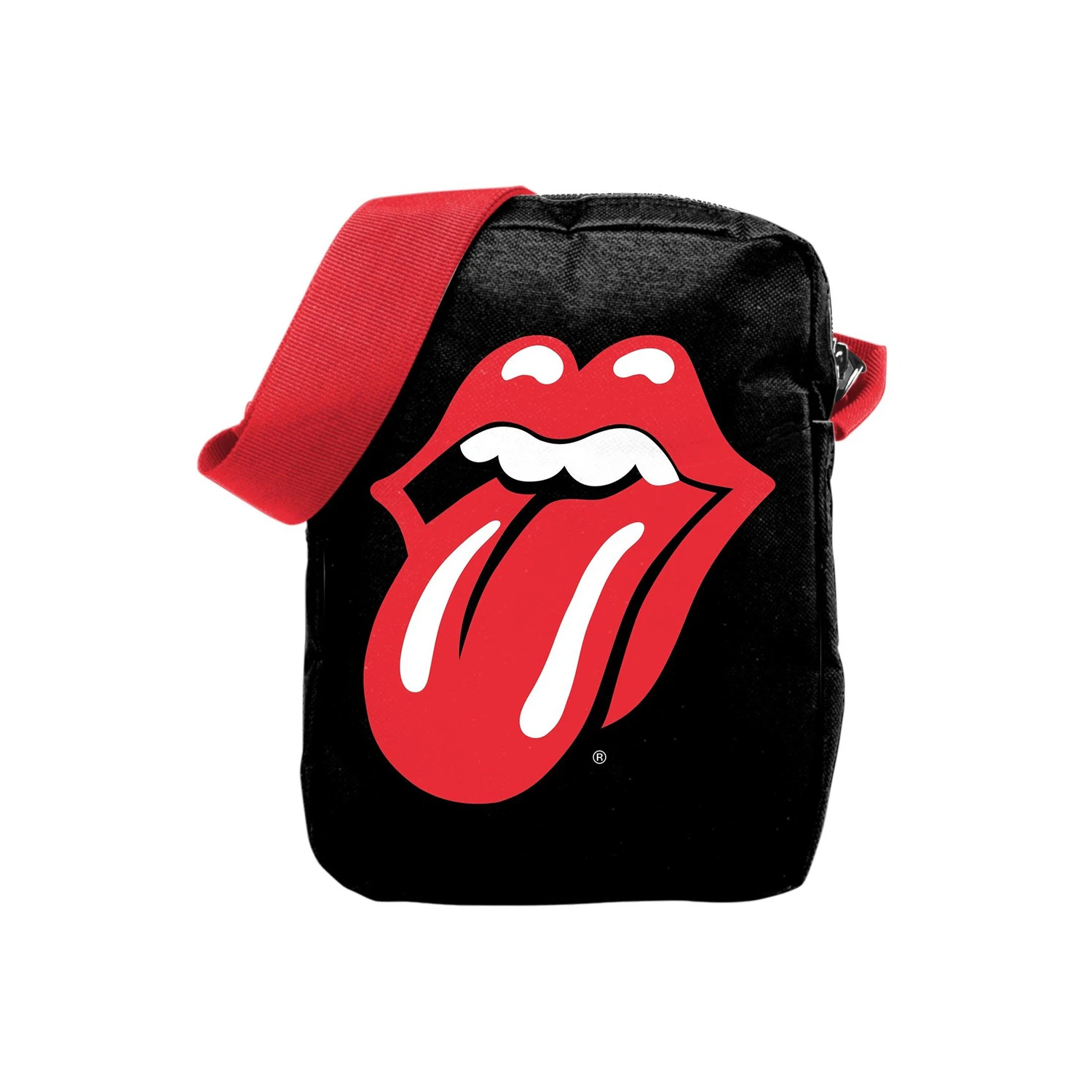 RockSax Classic Tongue The Rolling Stones Crossbody Bag (Black/Red) - RA303