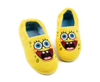 SpongeBob SquarePants Childrens/Kids Face Slippers (Yellow/Blue) - NS7094