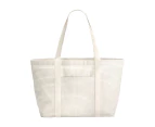 Westford Mill Striped Organic Cotton Shopper Bag (Grey) - RW9900