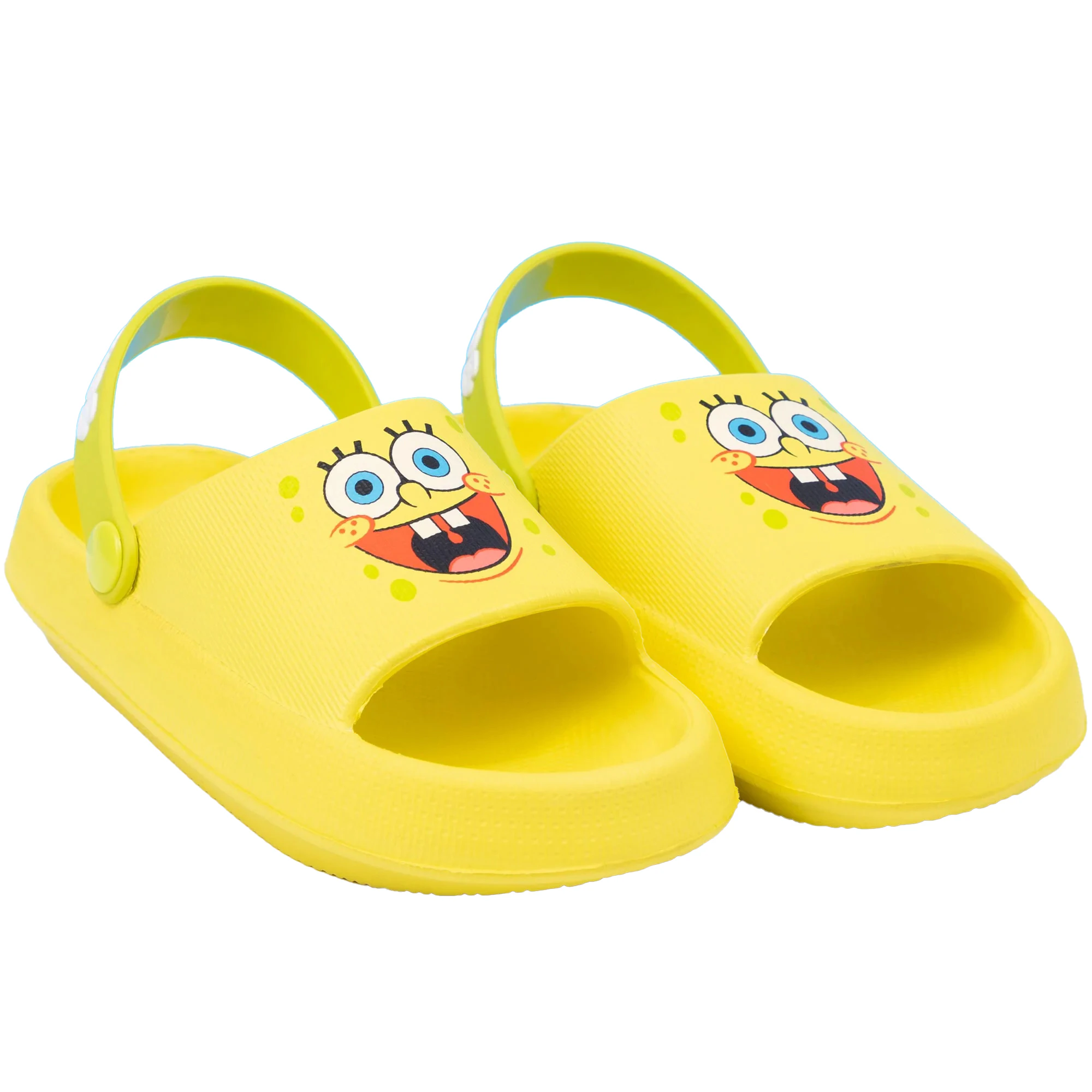 SpongeBob SquarePants Childrens/Kids Character Sliders (Yellow) - NS7382