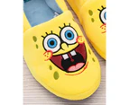 SpongeBob SquarePants Childrens/Kids Face Slippers (Yellow/Blue) - NS7094