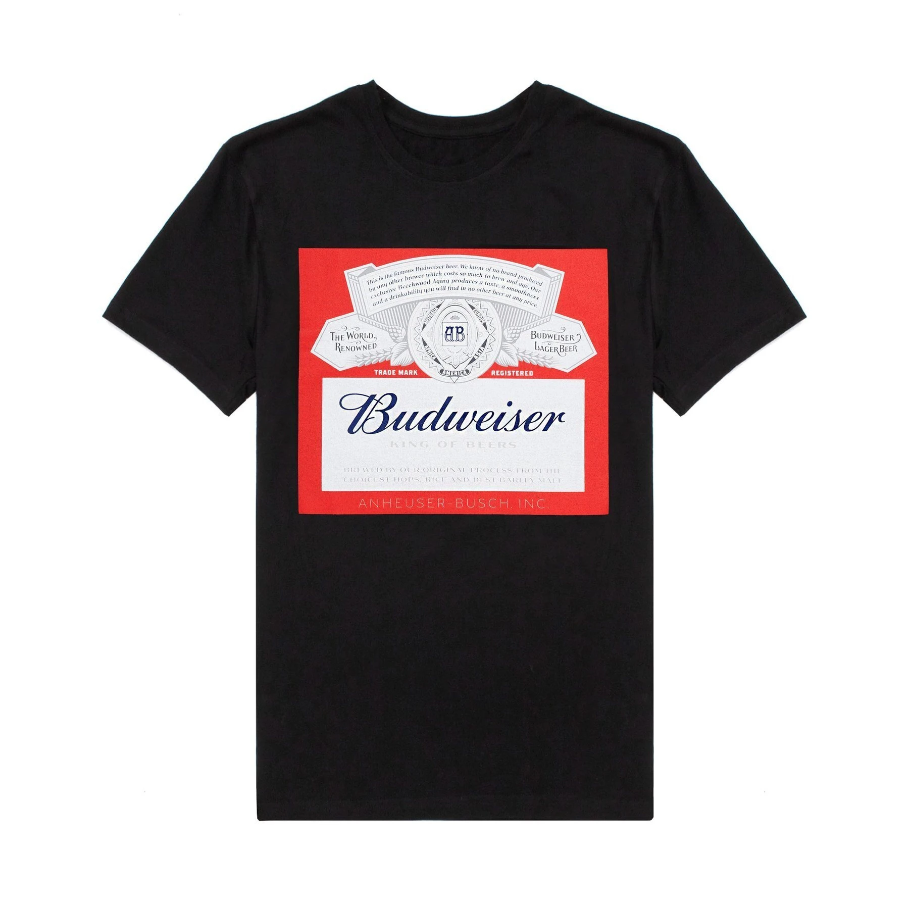 Budweiser Mens Logo T-Shirt (Black) - NS5966